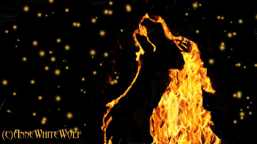 Aleu burning wallpaper