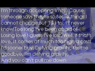 Defying Gravity