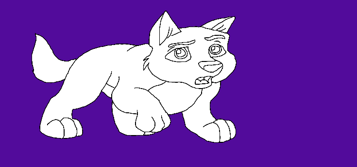 Puppy render with no markings
