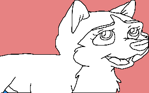 Girl puppy headshot/icon