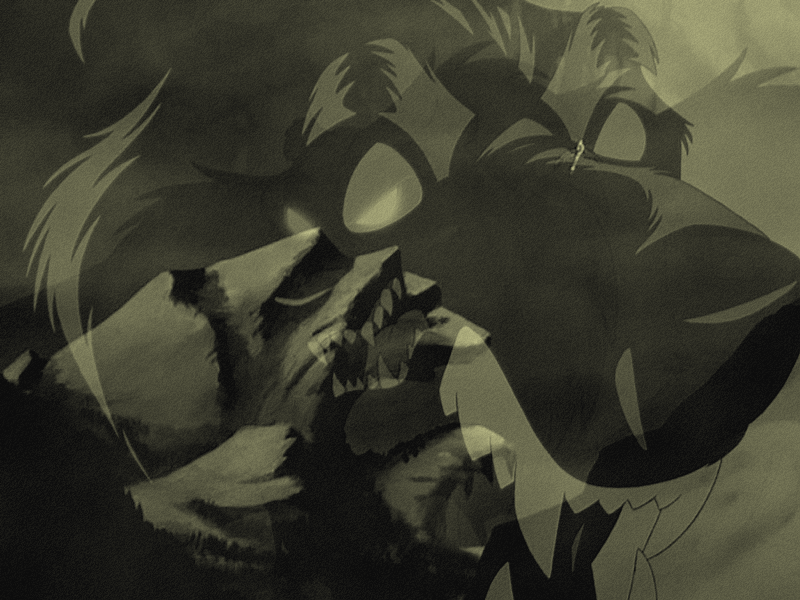 l'ourse et le grizzeli dans le déssin animé balto