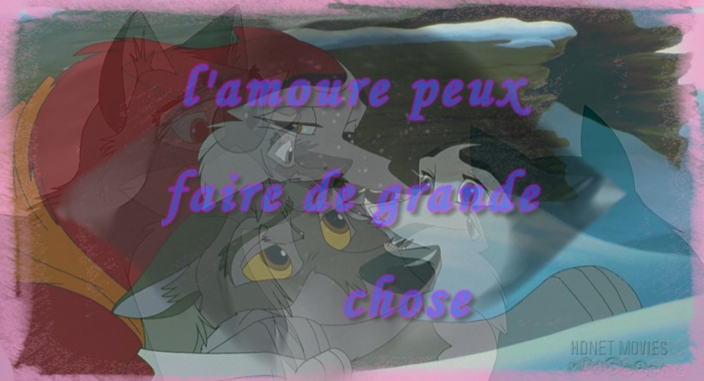 l'amoure peux faire de grande chose 
