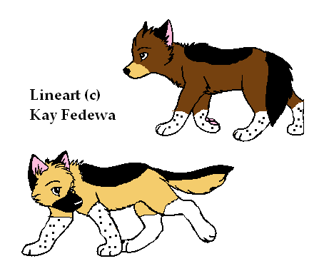 Tsugar and Anja's pups