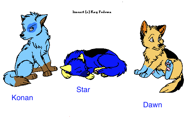 Sky and Sun's First Litter