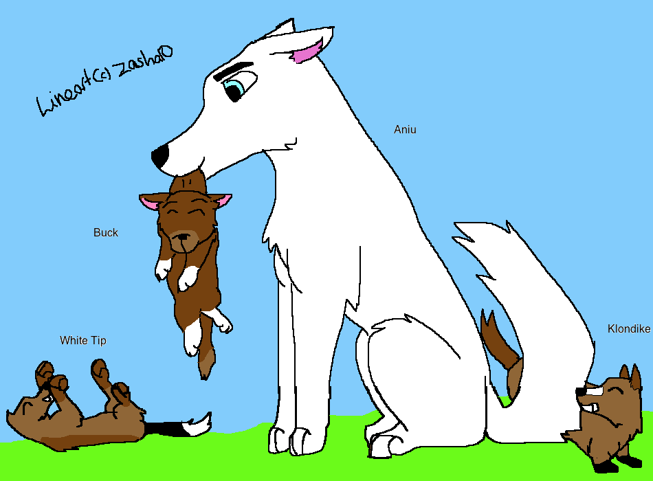 Aniu and her second litter *new charries*