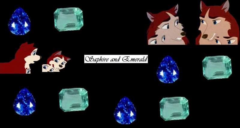 Saphire and Emerald