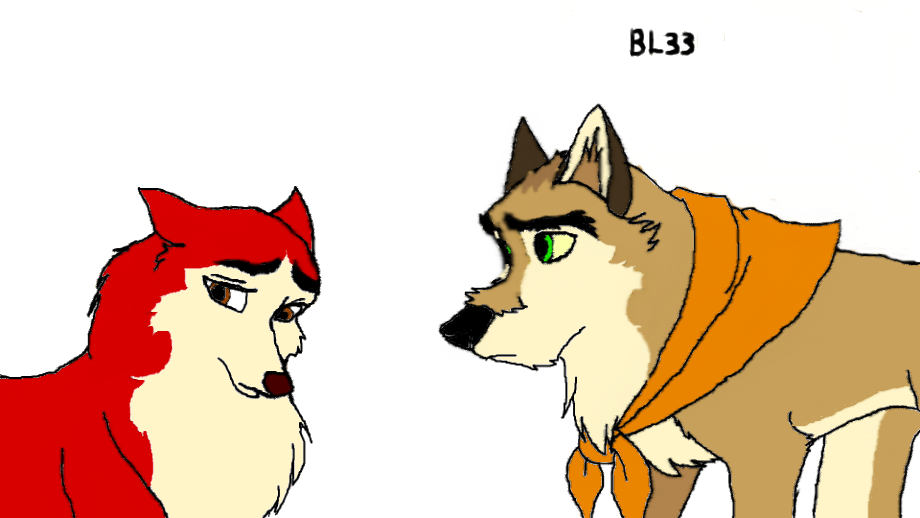 Jenna and Sol-leks: First Image