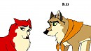 Jenna and Sol-leks: First Image