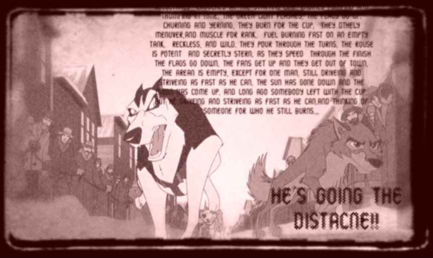 He's going the distance!