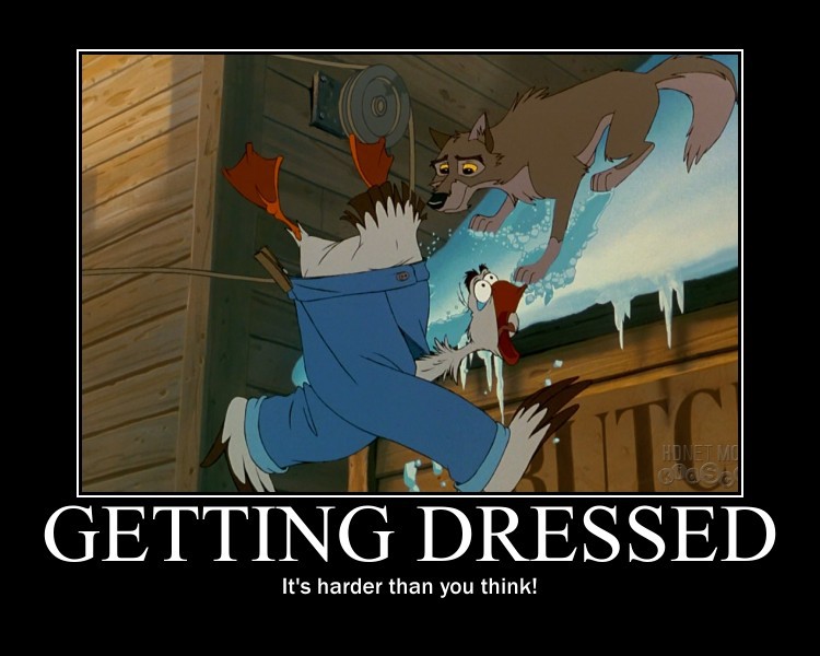 Getting Dressed