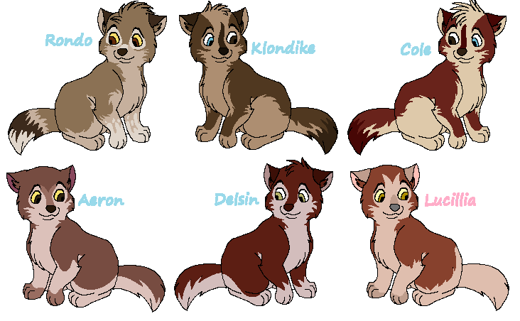 Balto x Jenna 2nd Litter: Adoptables