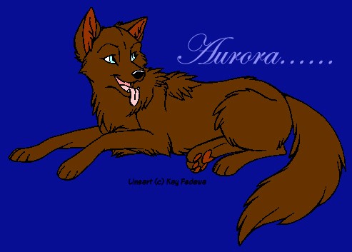 Aurora^^ (C) Kay Fedewa Lineart)