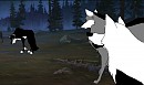 Eli leaving his pack