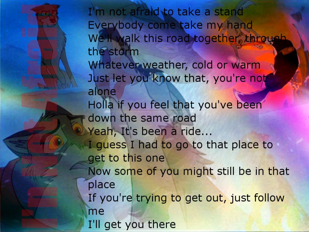 I'm Not Afraid 