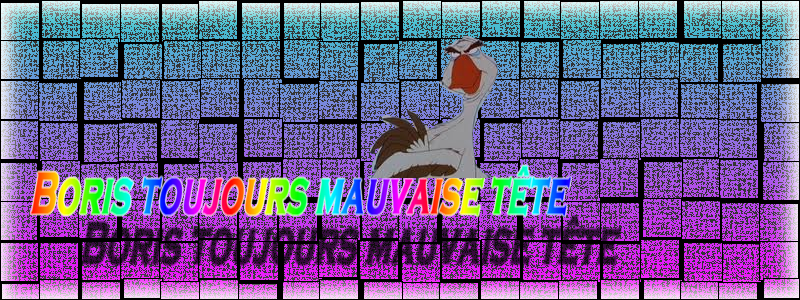 Boris toujours mauvaise tête...