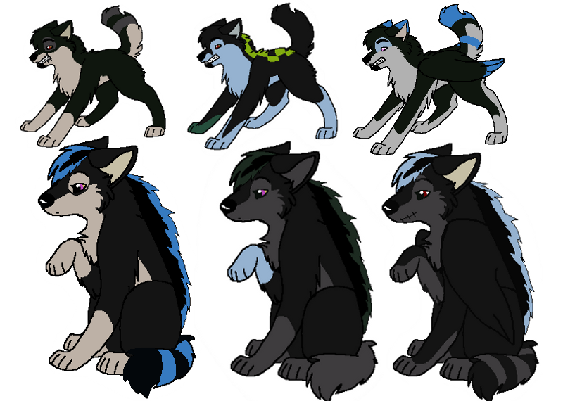 Fan pups for Spinnist and Morgan Billhook