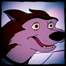 Brown husky icon