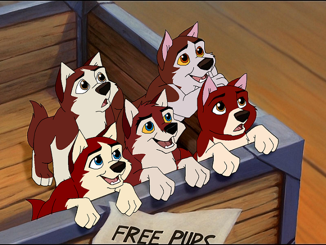My version of Balto's pups