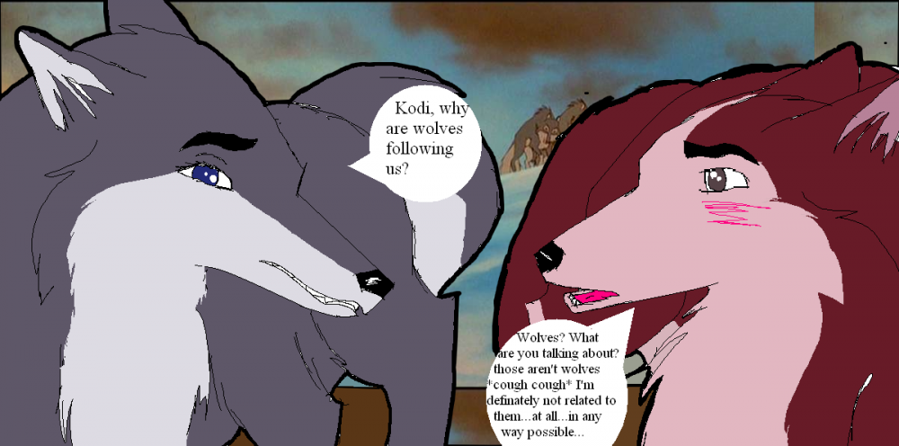 Those aren't wolves...