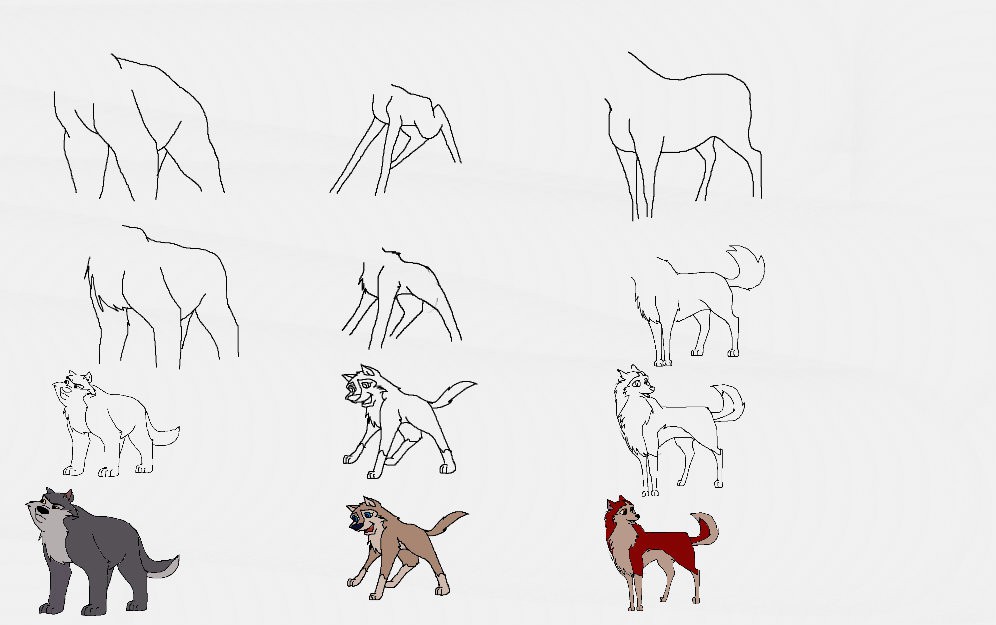 How to render different animals into wolves/dogs