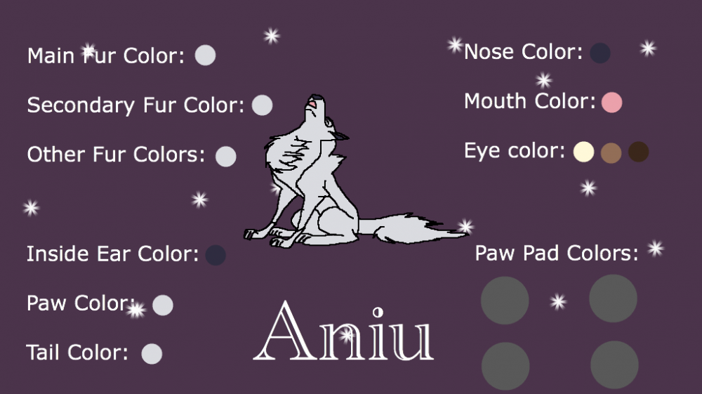 Aniu Ref sheet