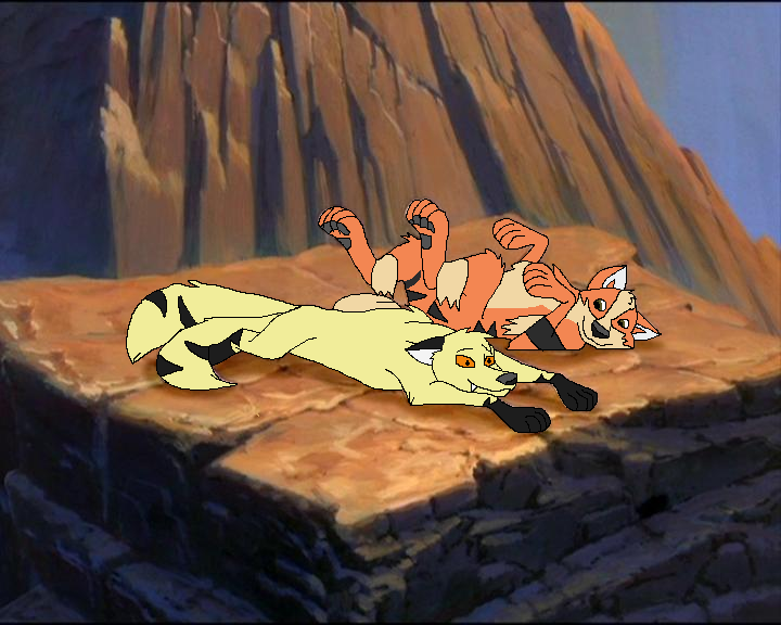 Arcanine and Kirara 