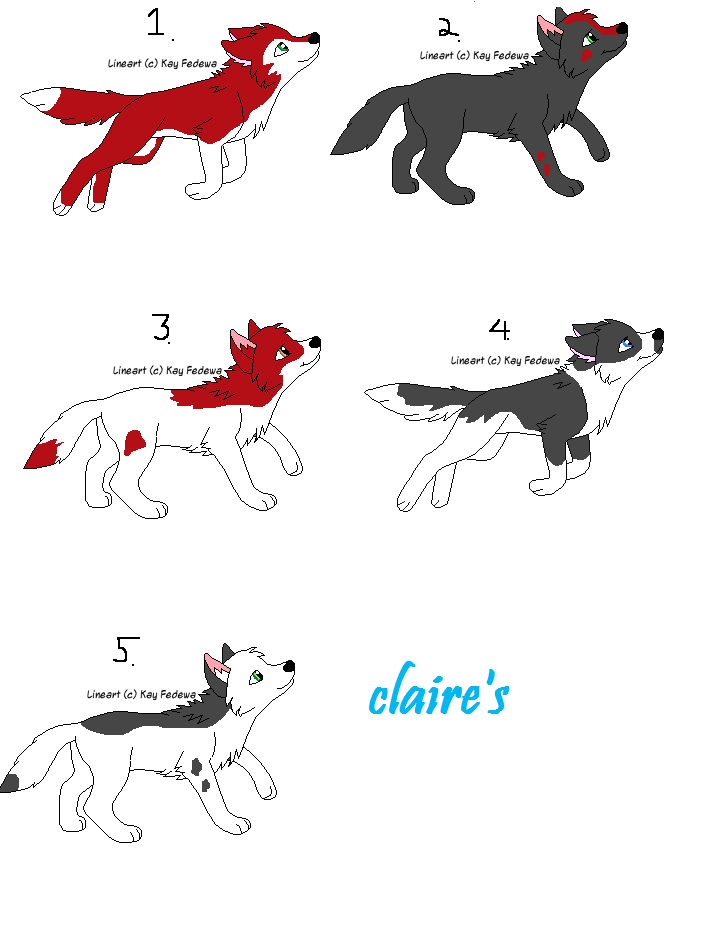More pups made by Saske ^^