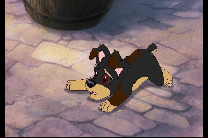 Buck and Char Fan pup