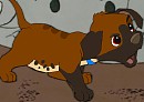 Nouka and Giulia fan pup