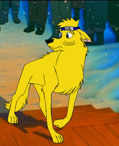 Naruto in wolf fourm