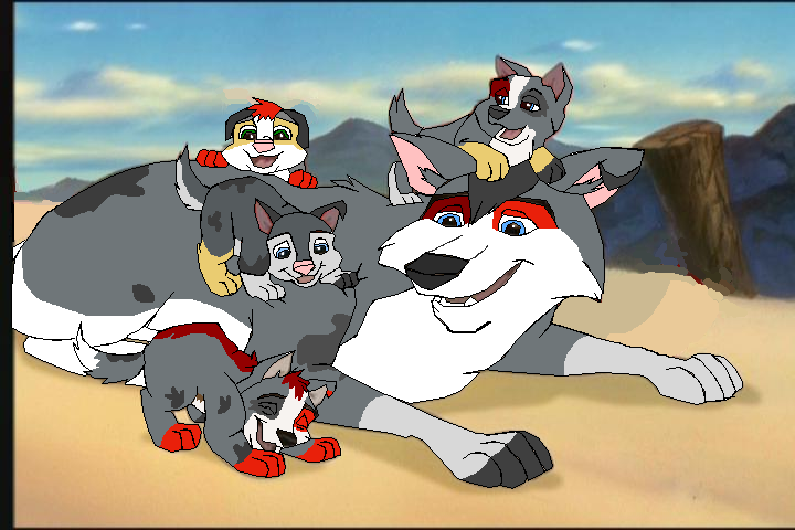 Fan pups for Bart and Abi
