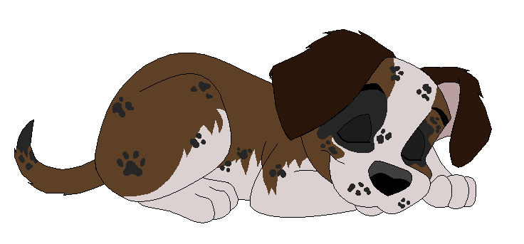 Inkspot and Nuk fan pup