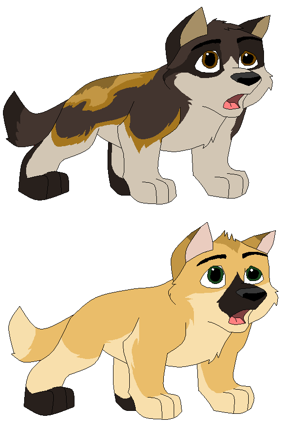 Icarus and Honovi Fan Pups