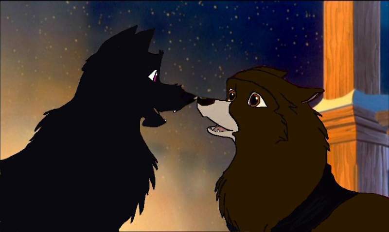 Sango and Miroku again.