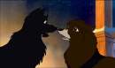 Sango and Miroku again.