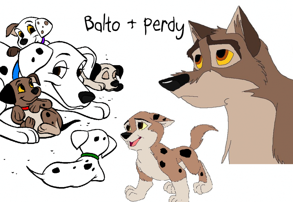 What if Balto had met Perdy from 101 dalmatians?