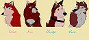 My versions of  Baltos pups as adults