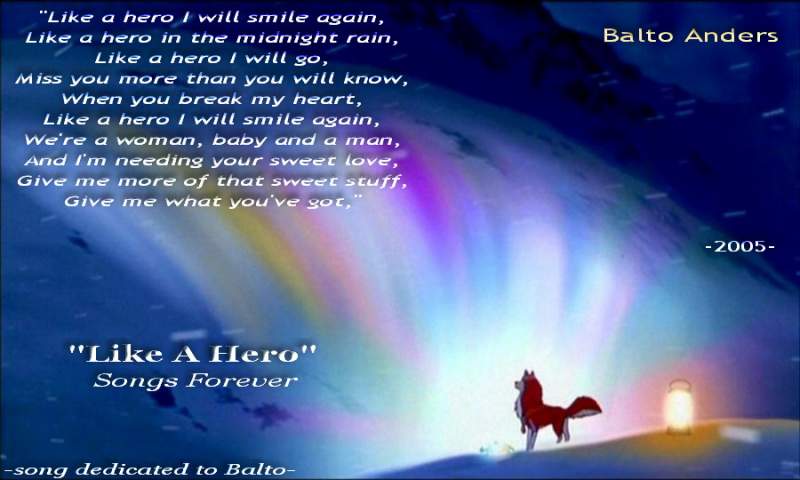 Like A Hero - song