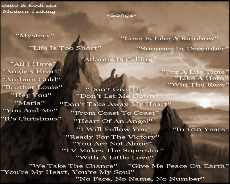 All Songs - sepia