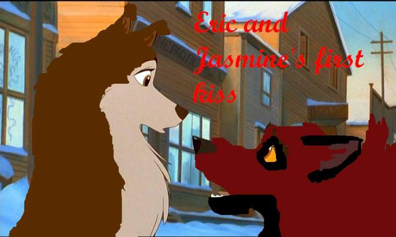Eric and Jasmine's first kiss