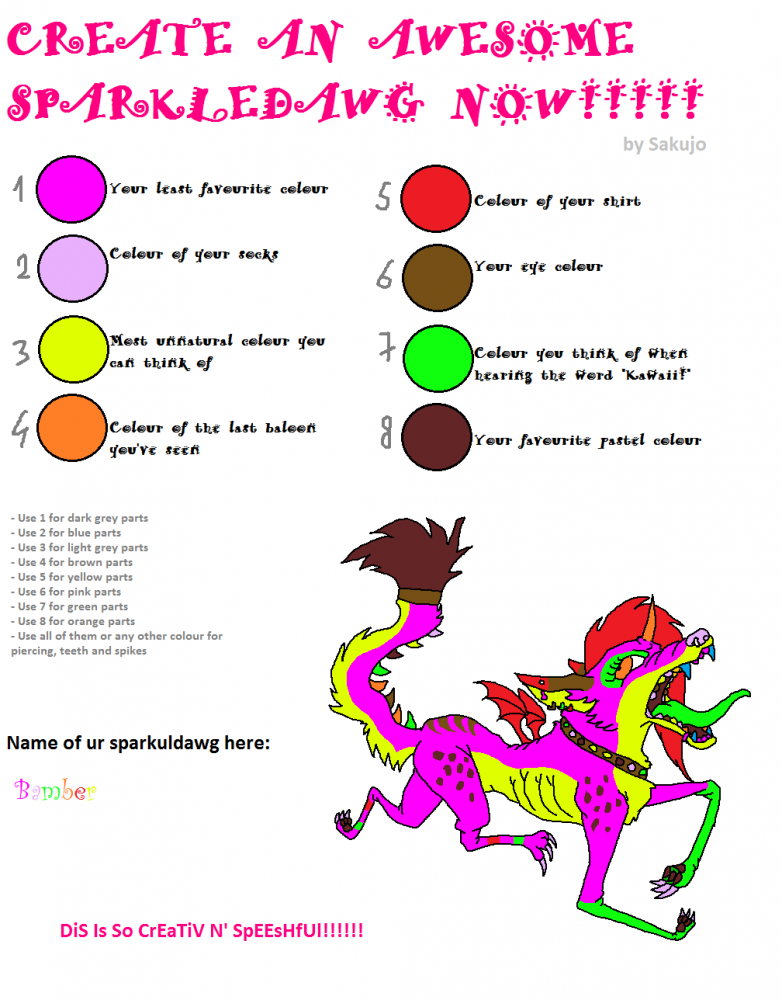 SParkle Meme of Sakujo-Coloured