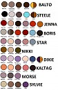 Balto characters colour chart