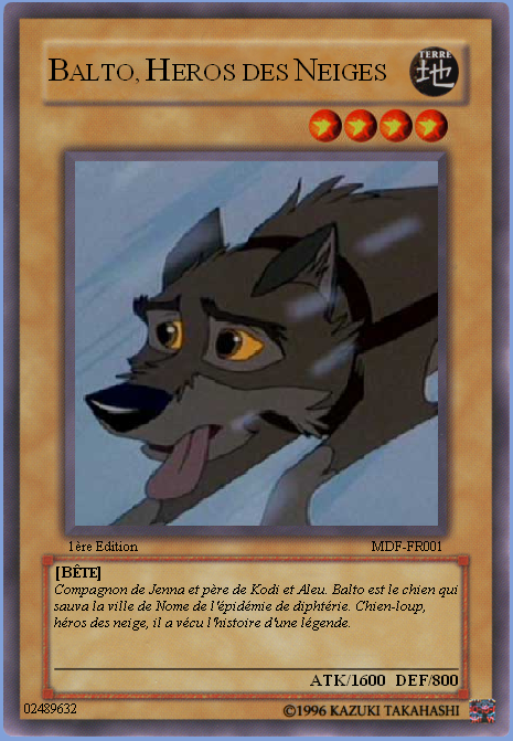 Funcard Yu-Gi-Oh ! Balto :