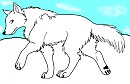 The White Wolf as a pup