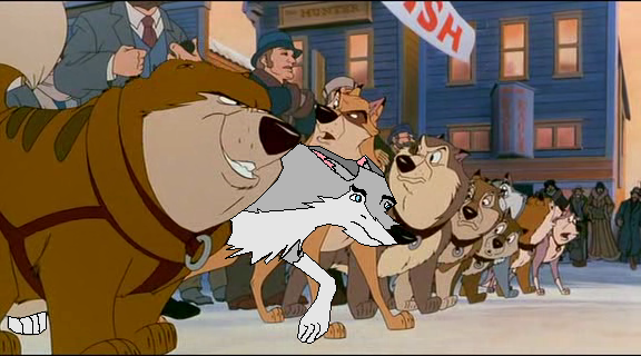 Aleu in a race