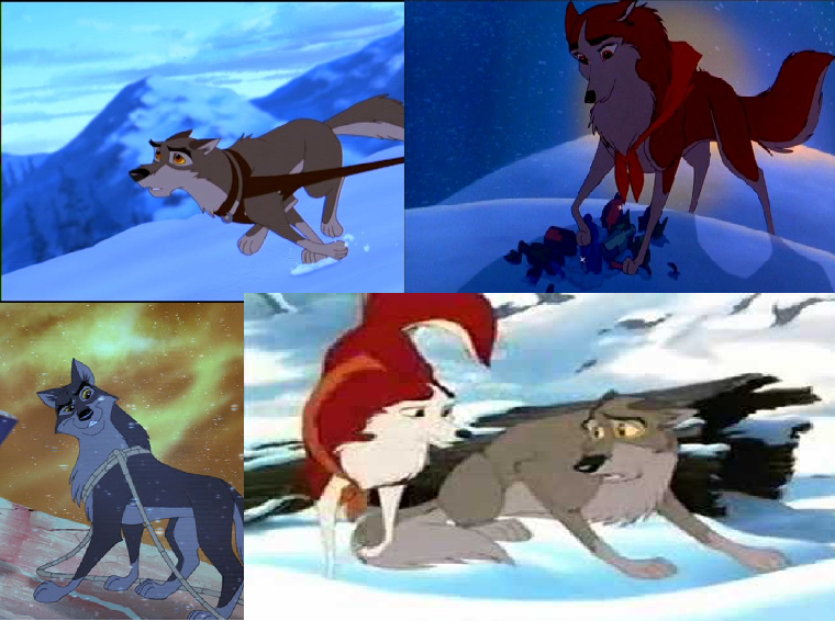 Balto and Jenna collage