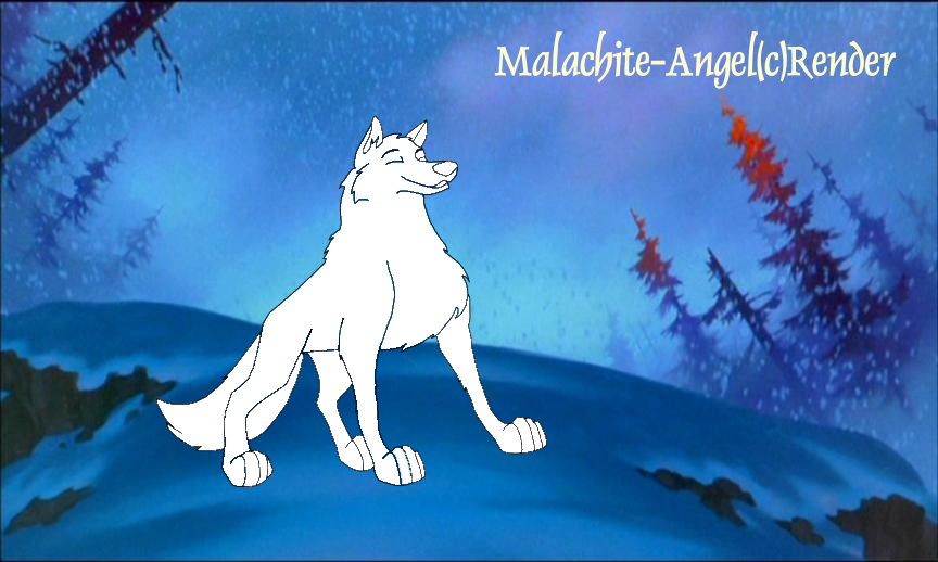 - Howling wolf render -