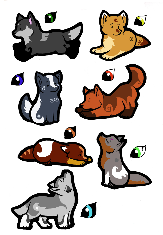 - Adoptions :D - Winners! (adopt pup 2 please!) -