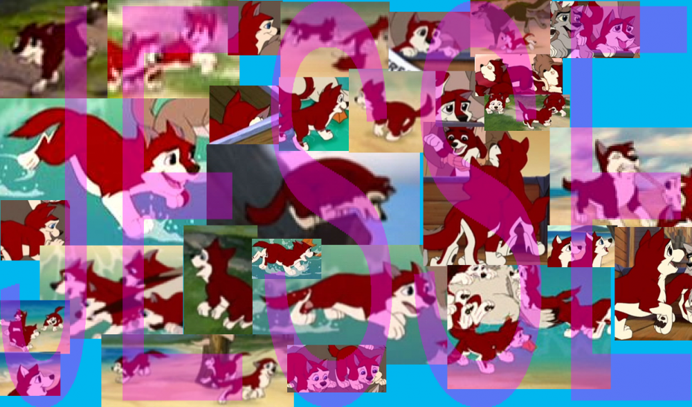 Jesse as a pup collage!