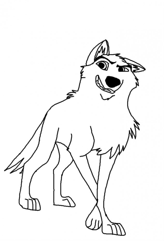 devious balto lineart
